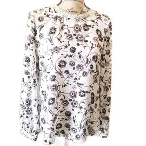 🏴CLOSING SALE🏴NWT Karl Lagerfeld Floral Longsleeve Blouse